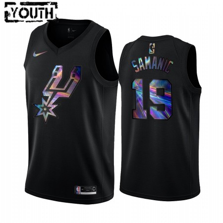 Dres San Antonio Spurs Luka Samanic 19 Iridescent HWC Collection Swingman - Dječji